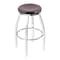 Holland Bar Stool Co 30" Swivel Bar Stool, Chrome Finish, Dark Cherry Maple Seat 80230CHDCMpl - alternate 1
